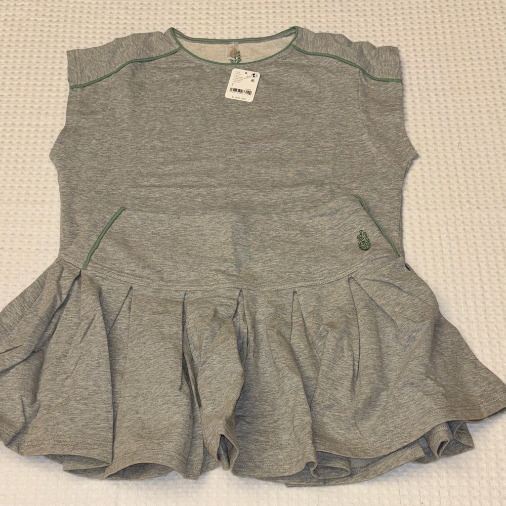 NEW SET! Free People Movement HOME BASE Cap-Sleeve Top Skirt Set GRAY Size SMALL - Picture 16 of 16